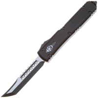 Нож автоматический MICROTECH Ultratech Hellhound клинок M390 рукоять алюминий 6061-T6 цв. Black