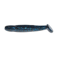Виброхвост BRUISER BAITS Super Swimmer 120 мм (5 шт.) цв. Black Blue Flake