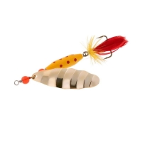 gold yellow / red fly