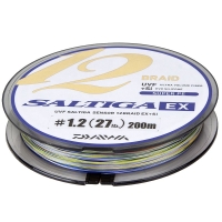 Плетенка DAIWA UVF Saltiga Sensor 12 Braid EX+Si многоцветный 200м #1,2 превью 2