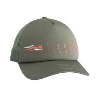 Бейсболка SITKA Antler Evolution Elk Foam Trucker цвет Deep Olive