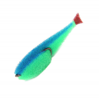Поролоновая рыбка LEX Classic Fish CD 11 GBBLB (зеленое тело / синяя спина / красный хвост)