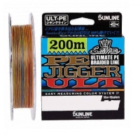 Плетенка SUNLINE SaltiMate PE Jigger ULT 4 Braid многоцветная 200 м #1.5