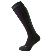 Носки SEALSKINZ Hiking Mid Knee Sock цвет Black / Racing Green