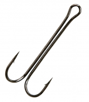 Крючок двойной CRAZY FISH Long Tail Double Hook № 3/0 (3 шт.)