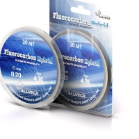 Флюорокарбон ALLVEGA Fluorocarbon Hybrid 0,09 мм 30 м 0,98 кг