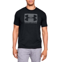 Футболка UNDER ARMOUR Boxed Sportstyle Graphic Charged Cotton SS цвет черный