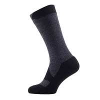 Носки SEALSKINZ Walking Thin Mid Sock цвет Dark Grey Marl / Black