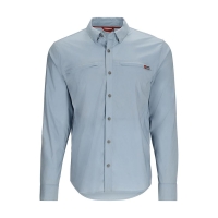 Рубашка SIMMS Bugstopper LS Shirt цвет Steel Blue Plaid