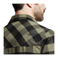 Рубашка SITKA Riser Work Shirt цвет Covert / Black / Plaid превью 2