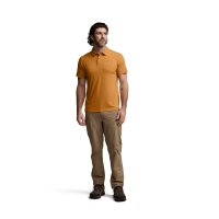 Футболка SITKA Essential SS Polo цвет Ember Heather превью 7