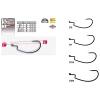 Крючок офсетный DECOY Worm 101 № 2/0 (8 шт.)