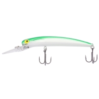 Воблер BAY RAT Long Drive 130F цв. green chrome превью 2