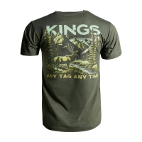 Футболка KING'S Timber Tee цвет Heather Military Green превью 3