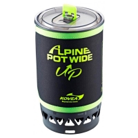 Система приготовления пищи KOVEA Alpine Pot Wide (535 гр, пьезоподжиг, 1,5 л)