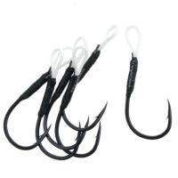 Крючок одинарный SMITH Assist Hook Vertical № 4G (5 шт.) для воблеров и блесен