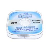 Леска зимняя SUFIX Ice Magic x12 Platinum 30 м 0,115 мм цв. Платиновый