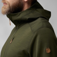 Толстовка FJALLRAVEN Keb Fleece Hoodie M цвет Deep Forest превью 3