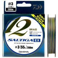 Плетенка DAIWA UVF Saltiga Sensor 12 Braid EX+Si многоцветный 200 м #3