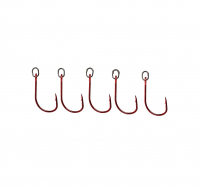 Крючок одинарный SAVAGE GEAR S1 Single Hook Red & DG Kit № 4/0 (10 шт.)