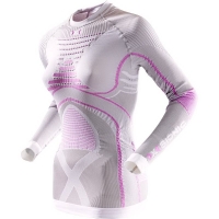 Термокофта X-BIONIC Lady Radiactor Evo Uw Shirt Long Sleeve цвет Серебрянный / Фуксия