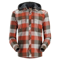 Рубашка SIMMS Coldweather Hoody цвет Clay Buffalo Plaid