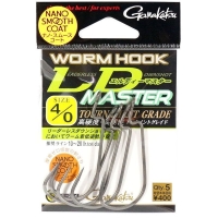 Крючок офсетный GAMAKATSU Worm Hook LD Master NSC № 4/0 (5 шт.)