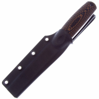 Нож OWL KNIFE North-S сталь M390 рукоять G10 черно-оранжевая превью 2