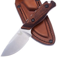 Нож охотничий BENCHMADE Hidden Canyon Hunter сталь CPM S30V, рукоять дерево, цв. коричневый
