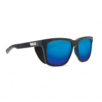 Очки поляризационные COSTA DEL MAR Pescador 580G р. L цв. Net Gray w/Blue Rubber + Side Shields цв. ст. Blue Mirror