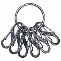 Брелок для ключей NITE IZE Key Ring мтл кар. цв. стальной