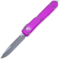 Нож автоматический MICROTECH Ultratech S/E M390, рукоять алюминий, цв. фиолетовый