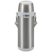 Термос TIGER MBI-A080 Clear Stainless White 0,8 л цв. серебристый с белым