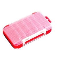 Коробка для приманок двухсторонняя MEIHO Rungun Case 1010W-1 цвет красный