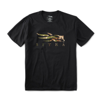 Футболка SITKA Core Tee SS цвет Black / Subalpine
