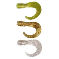 Приманка SAVAGE GEAR 3D LB Hard Eel Long Tails 17 (3 шт.) цв. Gold/ Silver/ Chart