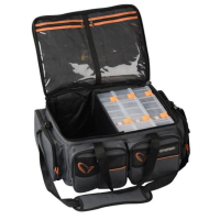 Набор SAVAGE GEAR коробки System Box Bag XL 3 Boxes + сумка Waterproof cover (25 x 67 x 46 см)