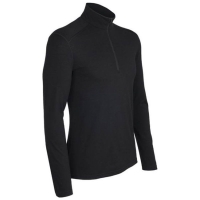 Термокофта ICEBREAKER Oasis Ls Half Zip цвет Black