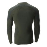 Термокофта UYN Ambityon Defender Uw Shirt Long цвет Tactical Green / Anthracite превью 2