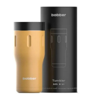 Термокружка BOBBER Tumbler 0,47 л (тепло 8 ч / холод 16 ч) цв. Ginger Tonic (имбирный тоник)