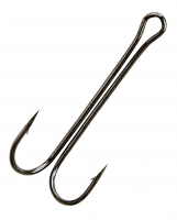 Крючок двойной CRAZY FISH Long Tail Double Hook № 1/0 (3 шт.)