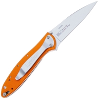 Нож складной KERSHAW Leek 14C28N Sandvik рукоять Алюминий цв. Оранжевый превью 4