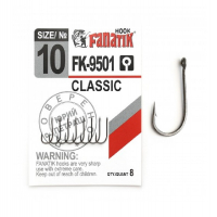 Крючок одинарный FANATIK FK-9501 Classik № 10 (8 шт.)