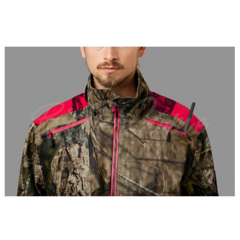 Куртка HARKILA Moose Hunter 2.0 GTX jacket цвет Mossy Oak Break-Up Country/Mossy Oak Red фото 4