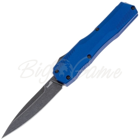 Нож складной автоматический KERSHAW Livewire CPM MagnaCut рукоять Алюминий 6061-T6 цв. Синий фото 1