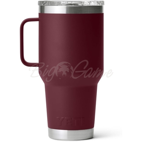 Термокружка YETI Rambler Travel Mug 887 цвет Wild Vine Red фото 3