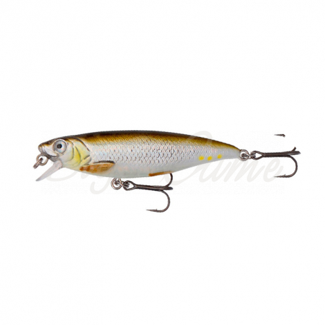 Воблер SAVAGE GEAR 3D Twitch Minnow SS 6,6 см цв. 02-Green Silver Ayu фото 1