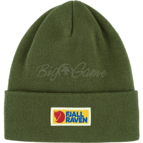 Шапка FJALLRAVEN Vardag Classic Beanie цвет Caper Green фото 3