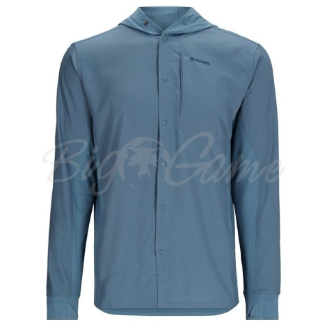 Рубашка SIMMS Intruder Fishing Hoody цвет Neptune фото 1