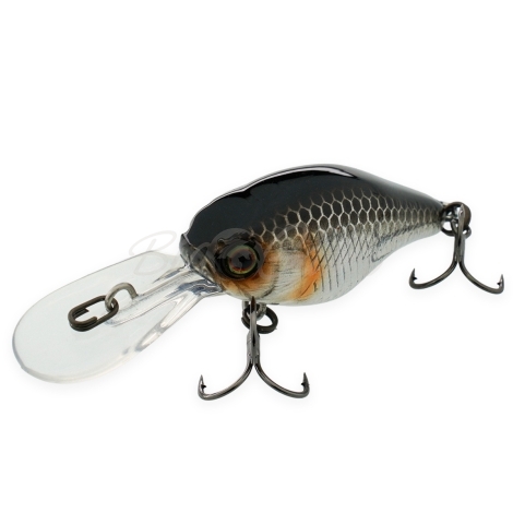 Воблер JACKALL D Chubby 38 Silent цв. hl silver & black фото 2